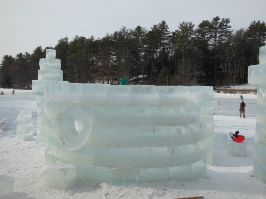 ice castle, ossom pond